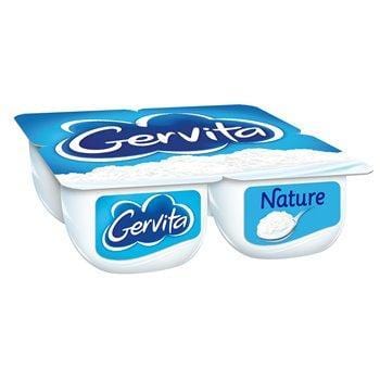 Spécialité laitière Gervita Nature - 4x100g