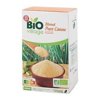 Spécialité sucrière de canne Bio Village - En poudre - 500g
