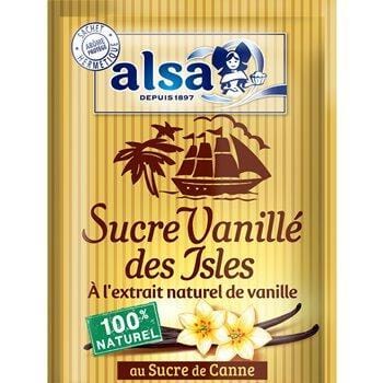 Sucre vanillé des isles Alsa Sachets - 7x7.5g