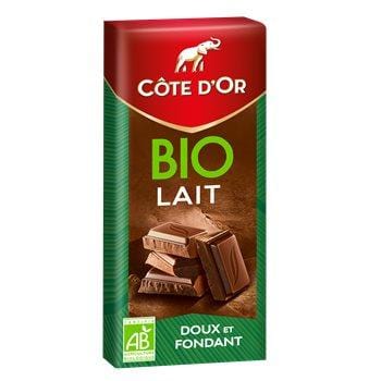 Tablette Bio Côte d'Or Chocolat au lait - 150g