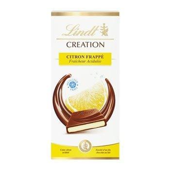 Tablette chocolat au lait Lindt Citron frappé - 150g