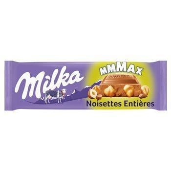 Tablette chocolat au lait Milka Lait noisettes - 270g