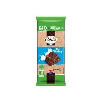 Tablette de chocolat Cémoi Bio lait 30% - 100g