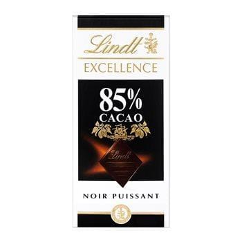 Tablette de chocolat noir Lindt Noir 85% cacao - 100g
