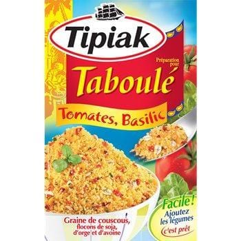 Taboulé tomates basilic Tipiak 2x175g