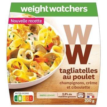Tagliatelles Weight Watchers Poulet champignons 300g