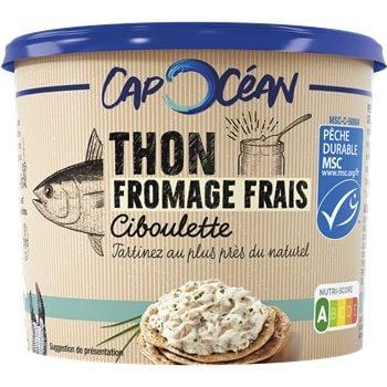 Tartinable Thon Cap Océan MSC Fromage Frais Ciboulette - 140g