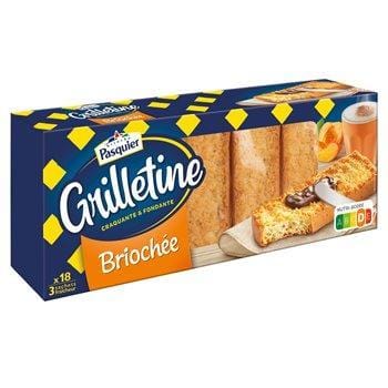 Tartine Grillettine de Pasquier Briochées - x18 - 242g