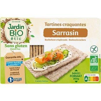 Tartines craquantes Jardin Bio Sarrasin, maxi format - 300g