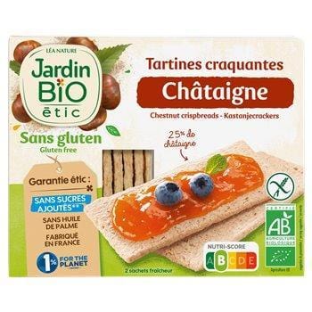 Tartines Jardin Bio Châtaigne sans gluten - 150g