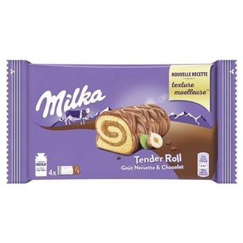 Milka  Tender Roll Chocolat Noisette 148g