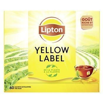 Thé Lipton Yellow Label Tea x60 sachets - 120g