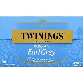 Thé russian Earl grey Twinings x20 sachets - 30g