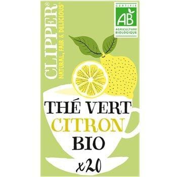 Thé vert Bio Clipper Au Citron - 20 sachets - 35g