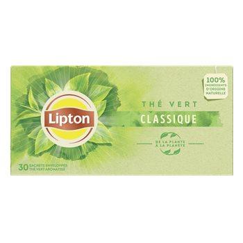 Thé vert Lipton 30 sachets - 40g