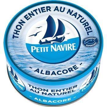 Thon albacore FIP Petit Navire Au naturel - 140g