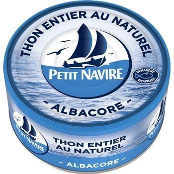 Thon albacore FIP Petit Navire Au naturel - 185g