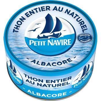 Thon albacore FIP Petit Navire Entier au naturel - 93g