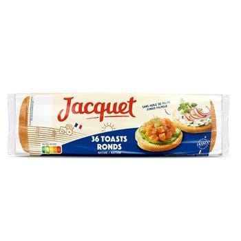Toasts ronds nature Jacquet 250g