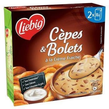 Liebig Cepes and Bolets Soup with Fresh Cream 2x30cl