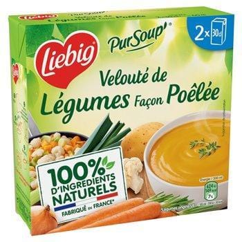 Velouté pursoup Liebig  Légumes poëlés - 2x30cl