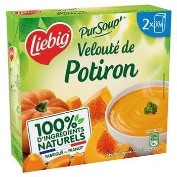Velouté pursoup Liebig  Potiron crème - 2x30cl