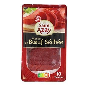 Viande de boeuf Saint Azay Séchée 10 tranches 80g