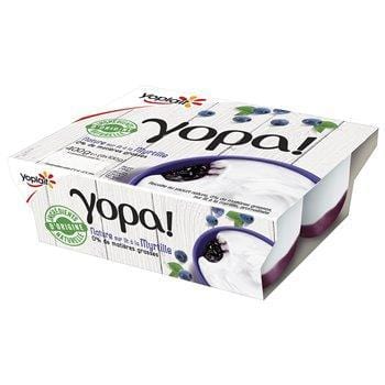 Yaourt concentré Yopa 0% Myrtilles - 4x100g