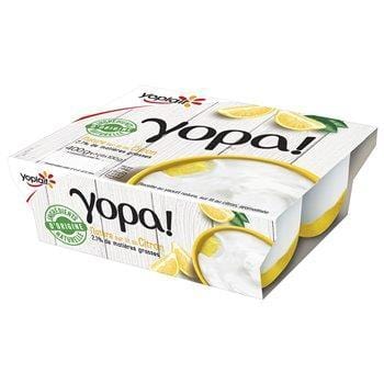 Yaourt concentré Yopa 2% Citron - 4x100g
