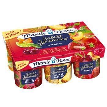 Yaourts Mamie Nova Panaché de fruits - 6x150g