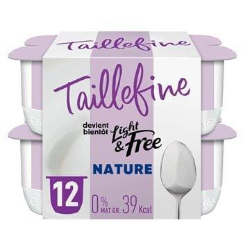 Yaourts Taillefine 0% Nature - 12x125g
